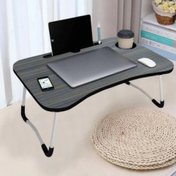 HF HARSH FASHION Multipurpose Foldable with Cup Holder, Study , Bed, W
