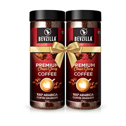 BEVZILLA 400 GRAM (200 GM PACK OF 2) 100% ARABICA INSTANT CLASSIC STRO