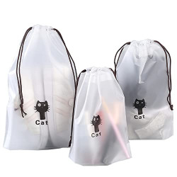 WOLPIN PACK OF 10 PCS SHOE BAG COVER FOR SHOE STORAGE & TRAVELLING DRA