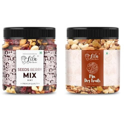 LILA DRY FRUITS Dry Fruit & SeedBerry Mix Combo 500g each(1000g total)