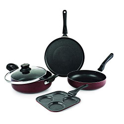 CELLO PRIMA UTTAPAM NON STICK INDUCTION BASE ALUMINIUM COOKWARE COMBO,