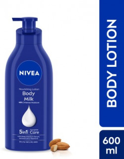 NIVEA BODY MILK WITH ALMOND OIL FOR VERY DRY SKIN(600 ML)