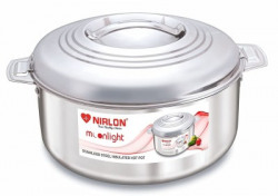 NIRLON STAINLESS STEEL DOUBLE WALL INSULATED CASSEROLE WITH STEEL LID,