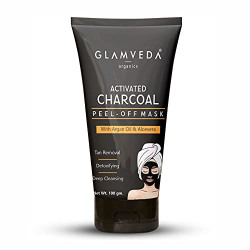 Glamveda Charcoal Peel Off Mask Enriched With Argan Oil and Aloe Vera,
