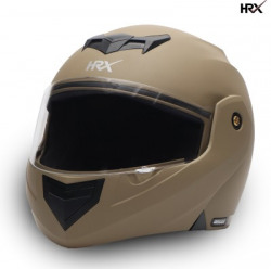 HRX ROGUE FILP-UP MOTORBIKE HELMET(DULL DESERT STORM)