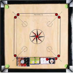 wWAR Full Size 32x32 Inches Premium Product with 2 Set Coins, Strikers