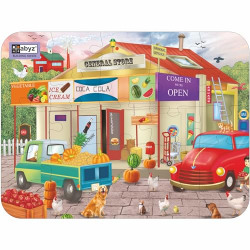 ABYZ Wooden Jigsaw Puzzles for Kids,GENERAL STORE Jigsaw Puzzle for Ki