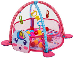 AMAZON BRAND - SUPPLES BABY PLAY GYM POOL/MAT, ACTIVITY PLAY GYM FOR B