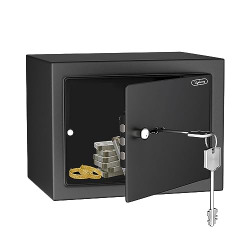 LIFELONG HOME SAFE LOCKER WITH KEY FOR HOME, 8.6 LITRE CAPACITY, 3 LIV