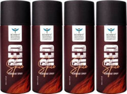 BOMBAY SHAVING COMPANY RED SPICE 150ML X 4 COMBO | DEODORANT SPRAY -