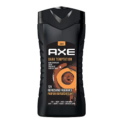 AXE Dark Temptation 3 In 1 Body, Face & Hair Wash for Men, Long-Lastin