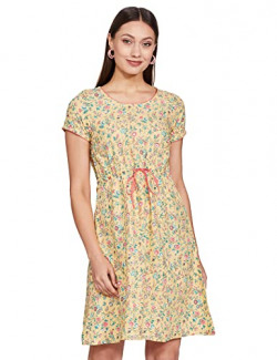 Aurelia Women's Viscose Fit and Flare Ankle Length Casual Dress (22ONA