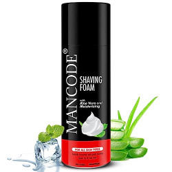 MANCODE SHAVING FOAM FOR MEN - 500ML SHAVE FOAM WITH ALOE VERA & MOIST