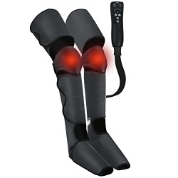 beatXP AirStream Pro Air Compression Full Leg Massager with Handheld R