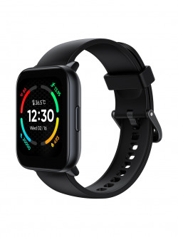 Realme Black Strap TechLife Watch S100 1.69 HD Display with Temperatur