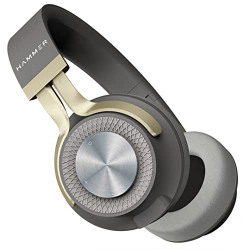 HAMMER Bash 2.0 Over The Ear Bluetooth Headphones Mic, Upto 8 Hours Pl