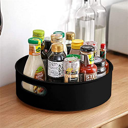 JRM's 360 Rotating Organizer Tray Multi- Function Round Rotating Tray/