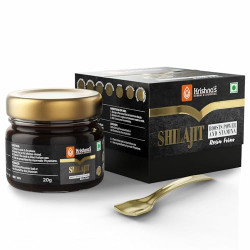 KRISHNA'S HERBAL & AYURVEDA Pure Shilajit-20G (15G+5G Extra),100% Pure
