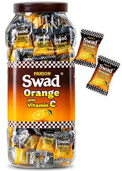 Swad Orange Candy with Vitamin C (Healthy Immunity Tablet Bite Toffee)