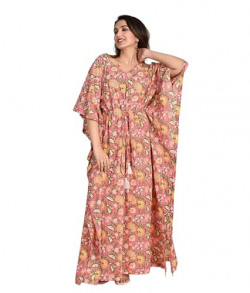 CARTVALLUE 100% COTTON KAFTAN DRESS WOMEN, MATERNITY KAFTAN NIGHTY GOW