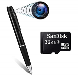 TECHNOVIEW Full HD Pen Camera 1080P Video Audio Recording Indoor Outdo