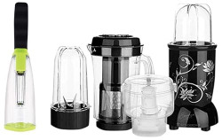 WONDERCHEF STAINLESS STEEL NUTRI-BLEND CKM WITH 3 JARS + SMART PEELER,