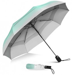 Zemic Travel Umbrella for women ^ Windproof Travel Umbrella for men an