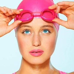 Roughhouse Swimming Goggles for Women & Men with Adjustable Strap Anti
