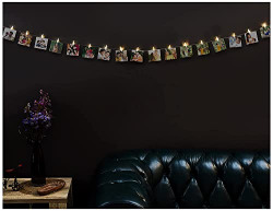 AMAZON BRAND - SOLIMO STRING LED LIGHTS WITH PHOTO CLIPS, BATTERY-OPER