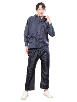 Shasmi Rain Coat for Men Waterproof Raincoat with Pants Polyester Doub
