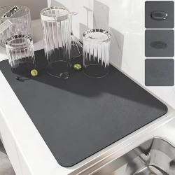 BEMINH Stylish and Functional Home Dish Mat, Multi-Room Use, Water Abs