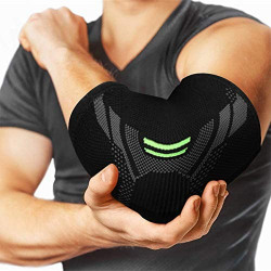 SERVEUTTAM NYLON ELBOW SUPPORT FOR GYM(1 PC)-ELBOW BRACE ,CRICKET-ELBO