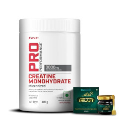GNC Pro Performance Pure Micronized Creatine Monohydrate with Free Shi