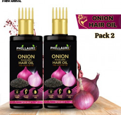 Phillauri Black Seed Onion Hair Oil - WITH COMB APPLICA...