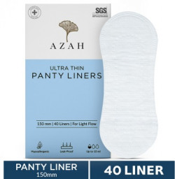 AZAH Ultra- Soft Panty Liner- Pack of 40 liners | Daily Use liners for