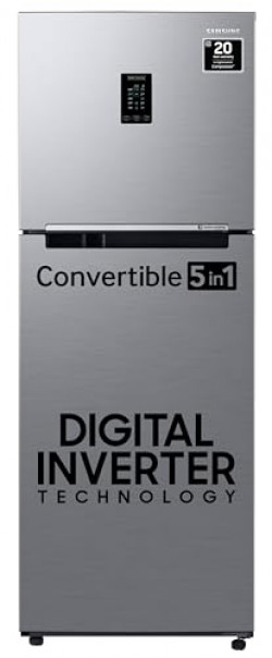 Samsung 363 L, 2 Star, Convertible 5-in-1 Digital Inverter with Displa