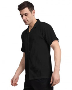 Nobel Monk Men's Solid Casual Shirt |Half Sleeve | Regular Fit |Stylis