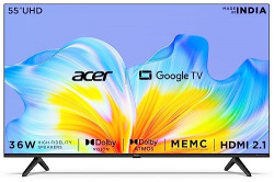 Acer 139 cm (55 inches) Advanced I Series 4K Ultra HD Smart LED Google