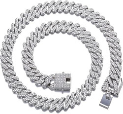 MEENAZ MC STAN CHAIN CUBAN LINK CHAIN FOR MEN WOMEN GIRLS GENTS MIAMI