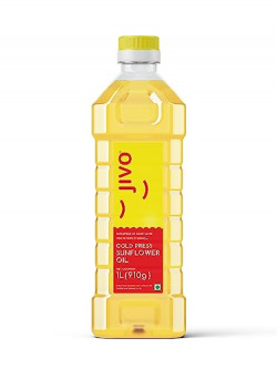 Jivo Cold Pressed Chemical Free Sunflower Oil |For Roasting, Frying, B