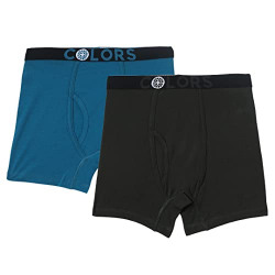 Rupa Frontline Colors Kid's Front Open Long Trunks | Soft-Touch Cotton