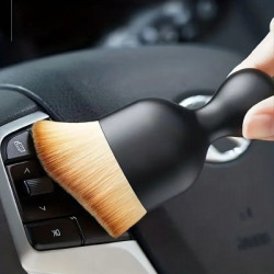 PROGIENCE Mini Car Cleaning Brush with Handle and Dust Cover Car AC Ve