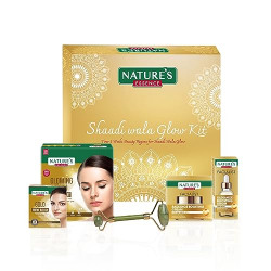 NATURE'S ESSENCE SHAADI WALA GLOW KIT - 3 WEEKS RITUAL | GOLD FACIAL K