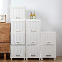 TEX-RO Plastic Wardrobe for Clothes : Versatile Plastic Cupboard for S