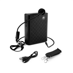 CEZO Portable Voice Amplifier with Wired Microphone Headset, Portable