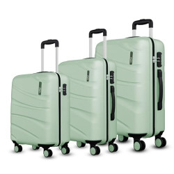 Safari Persia 8 Wheels Set of 3 (Cabin + Medium + Large) Trolley Bags
