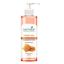 Biotique Honey Gel Soothe & Nourish Foaming Face Wash For All Skin Typ