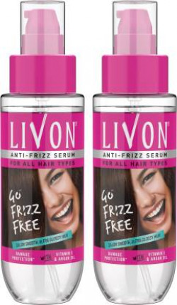 LIVON HAIR SERUM FOR WOMEN & MEN, ALL HAIR TYPES FOR SMOOTH, FRIZZ FRE
