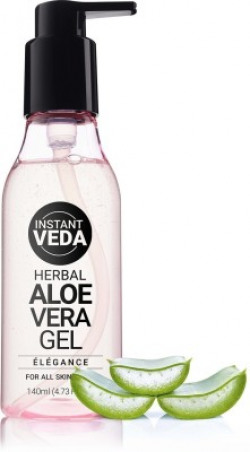 INSTANT VEDA Aloevera Gel for Face Acne | Face, Skin & Hair - 140 ml(1