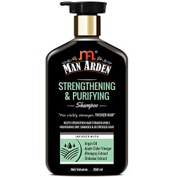 MAN ARDEN STRENGTHENING & PURIFYING SHAMPOO, WITH ARGAN OIL, APPLE CID